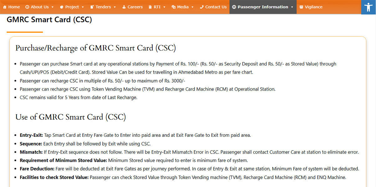 How to Use Smart Card for Ahmedabad Metro Route