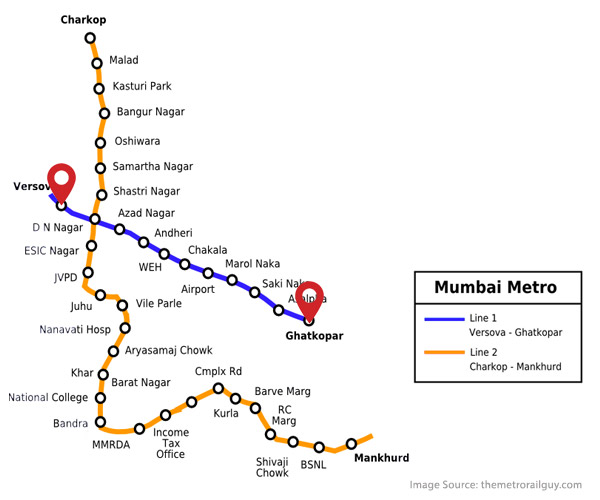 Find Out All About Mumbai Metro, Routes, Time Tables and its Impact on ...