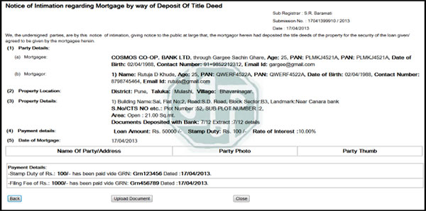 Stamp duty for gift deeds