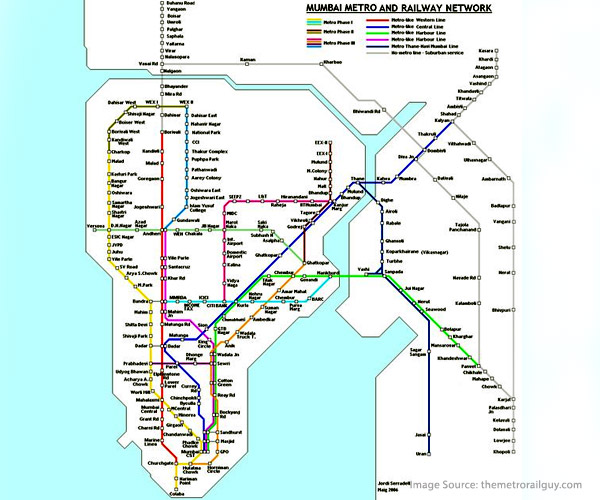 Mumbai Metro Route Map1 