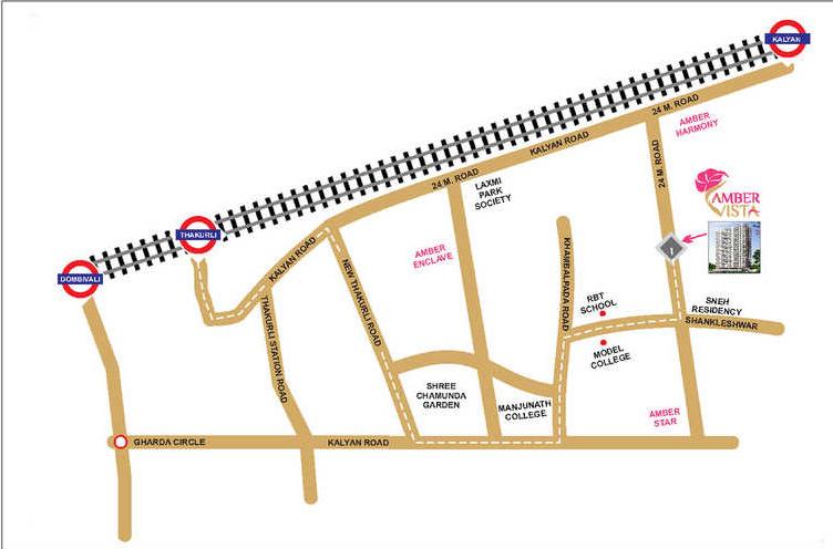 Gurukrupa Amber Vista - Location Map