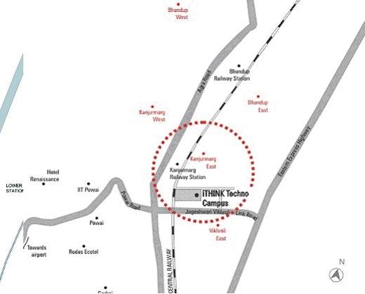 i Think Techno Campus - Location Map